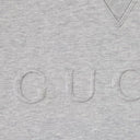 Gucci Felpa en Jersey di Cotone Congototipo en Rilievo