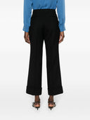 Gucci Pantaloni Sartoriali In Lana A Vita Media