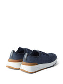 Brunello Cucinelli Sneakers Stringate In Maglia Lavorata A Rete