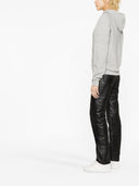 Saint Laurent Felpa dans Cotone Con Logo Ricamato