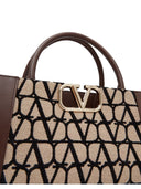 Valentino Garavani Borsa Piccola A Mano "V Logo Toile Iconographe"