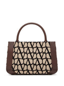 Valentino Garavani Borsa Piccola A Mano "V Logo Toile Iconographe"