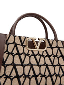 Valentino Garavani Borsa Piccola A Mano "V Logo Toile Iconographe"