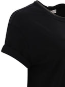 Brunello Cucinelli T Shirt Con Colletto Prezioso