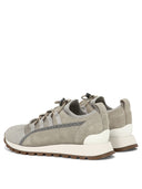 Brunello Cucinelli Sneaker Con Pannelli Con Catena di Monile