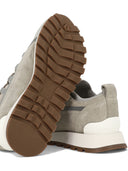 Brunello Cucinelli Sneaker Con Pannelli Con Catena di Monile