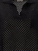 Brunello Cucinelli Top In Cotone Lavorato A Maglia Con Collo A Polo