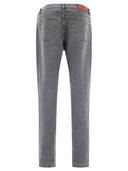 Brunello Cucinelli Jeans In Denim In Scala Di Grigi