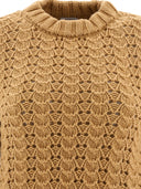 Aspesi Maglione Girocollo In Maglia Pointelle