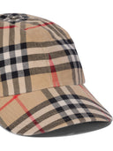 Burberry Cappellino Con Stampa Controllo