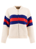 Gucci Cardigan Chiusura Con Zip E Dettaglio Web