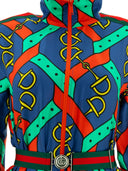 Gucci Giacca à Seta Stampata