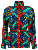 Gucci Giacca à Seta Stampata