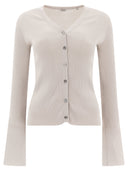 Aspesi Cardigan in Cotone Con Scollo A V