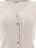 Aspesi Cardigan in Cotone Con Scollo A V