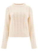 Aspesi Maglione Girocollo In Maglia Pointelle