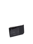 Saint Laurent Portacarte Con Cerniera "Ysl Saint Laurent Paris Fragment"