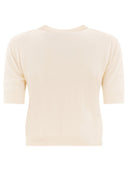 Gucci T Shirt In Lana Con Intarsio "Horsebit"