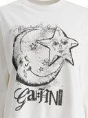 Ganni Future Heavy Jersey Moon Long Sleeve T Shirt