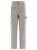 Ganni Pantalon incurvé Terry