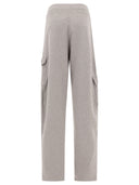 Ganni Pantalon incurvé Terry