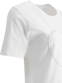 Ganni Heavy Cotton Heart Small T Shirt