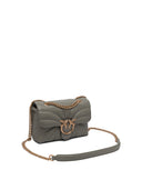Pinko Mini Borsa "Love Bag Puff Butterfly" A Tracolla In Nappa