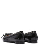 Ganni Eyelets Bow Ballerina Naplack