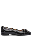 Ganni Eyelets Bow Ballerina Naplack