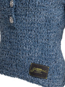 Ganni Denim Handknit Polo
