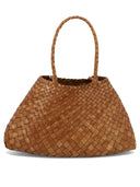 Dragon Diffusion Santa Croce Big Tapered Leather Straps Shoulder Lenght Straps 44 X23 X14 Cm