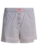 Ganni Yarn Dyed Stripe Elasticated Shorts