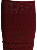 Elie Saab Crochet Midi Skirt Fireball Lilys Crochet