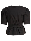 Ganni Blouse With Ruffles