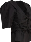 Ganni Blouse With Ruffles