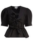Ganni Blouse With Ruffles