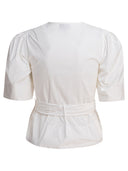 Ganni Blouse With Ruffles