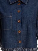Zimmermann Rhiannon Fringe Denim Shirt