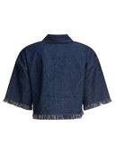 Zimmermann Rhiannon Fringe Denim Shirt