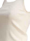 Max mara puro top in viscosa crêpe "pentola"