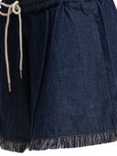 Zimmermann Rhiannon Fringe Denim Short