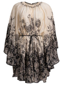 Zimmermann Rhiannon灯笼迷你连衣裙