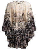 Zimmermann Rhiannon灯笼迷你连衣裙
