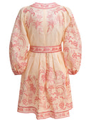 Zimmermann Lucky Plunge Mini Dress