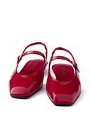 Prada Leather Slingback Ballerina Shoes