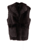 La Rose Gilet Montone Pelo Lungo