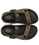 Ash Unica Dark Brown Flat Sandal