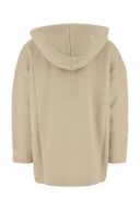 Max Mara Sand Cotton Blend Rally Sweatshirt