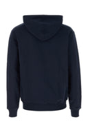 Ami Navy Blue Cotton Sweatshirt