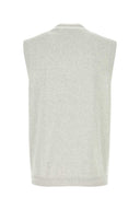 Brunello Cucinelli Light Grey Cotton Vest